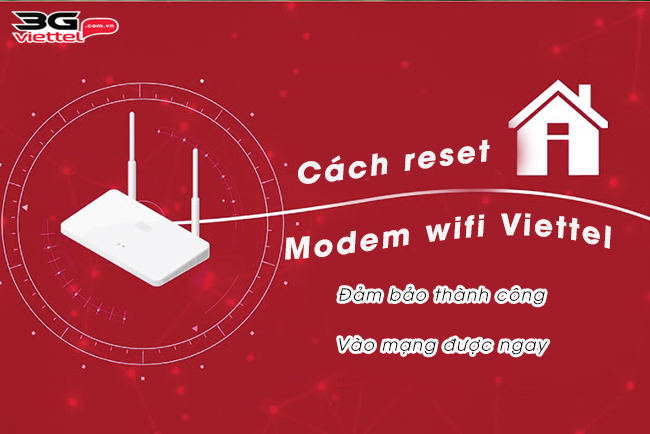 cach reser modem wifi Viettel