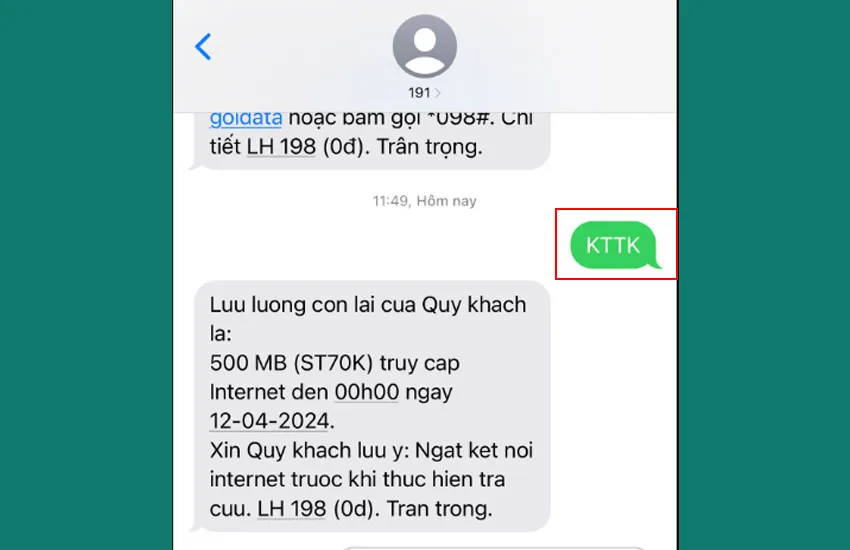 kiem tra uu dai goi 4g viettel