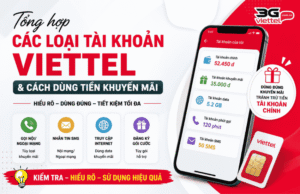 cac loai tai khoan viettel