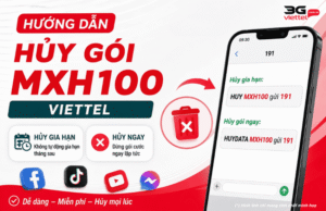 cach huy goi mxh100 viettel