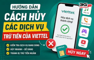 huy dich vu tru tien cua viettel