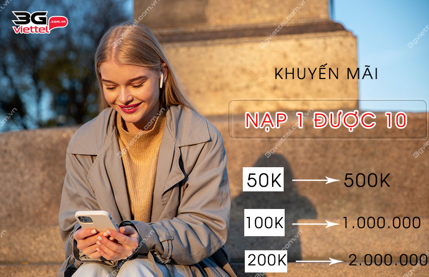 nap 1 duoc 10 viettel