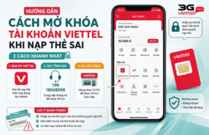 mo khoa sim viettel khi nap the sai