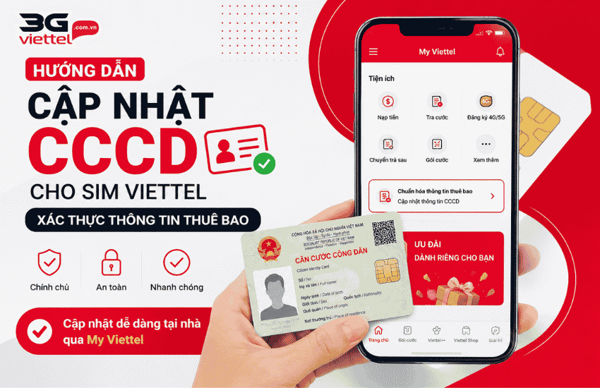 cap nhat cccd cho sim viettel