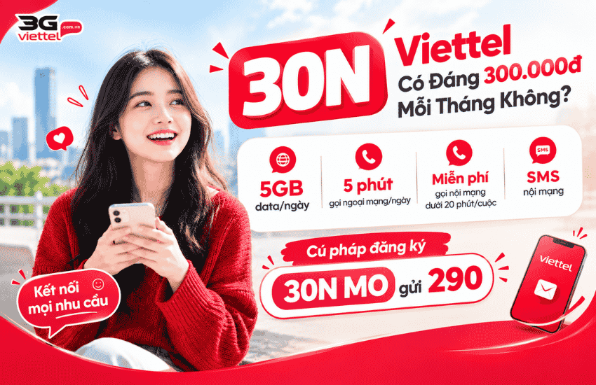 goi cuoc 30n viettel