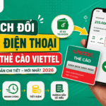 doi tien dien thoai viettel sang the cao