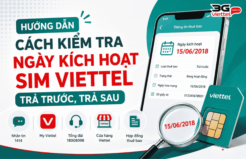 cach kiem tra ngay kich hoat sim viettel