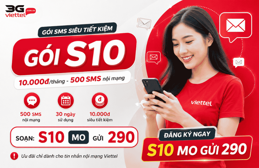 goi cuoc s10 viettel