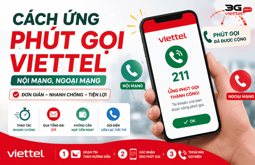 cach ung phut goi viettel