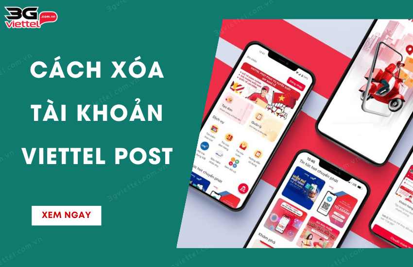 cach xoa tai khoan viettel post