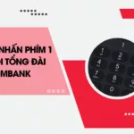 Cach nhan phim 1 khi goi tong dai Vietcombank