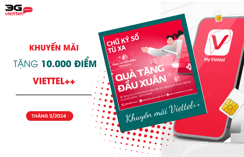 khuyen mai tang 10000 diem viettel