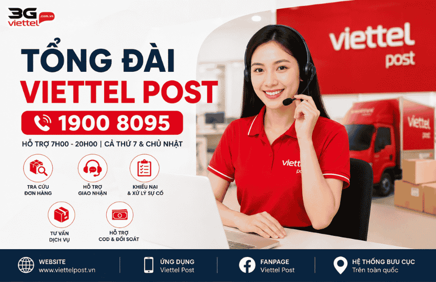 Cách gọi tổng đài Viettel Post gặp nhân viên, khiếu nại NGAY tong dai viettel post