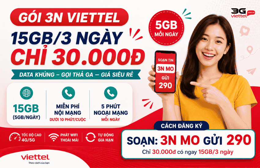 goi cuoc 3n viettel