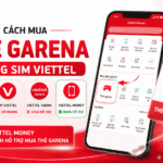 cach mua the garena bang sim viettel