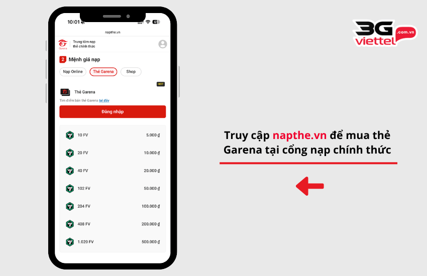 Tiền sim Viettel mua thẻ Garena được không? Hỗ trợ kênh nào? mua the garena tai kenh nap chinh thuc