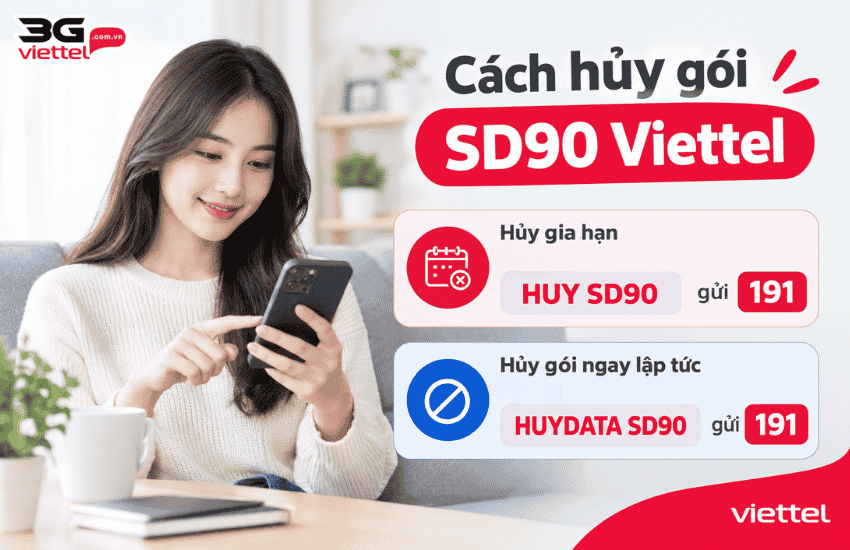 cach huy goi sd90 viettel