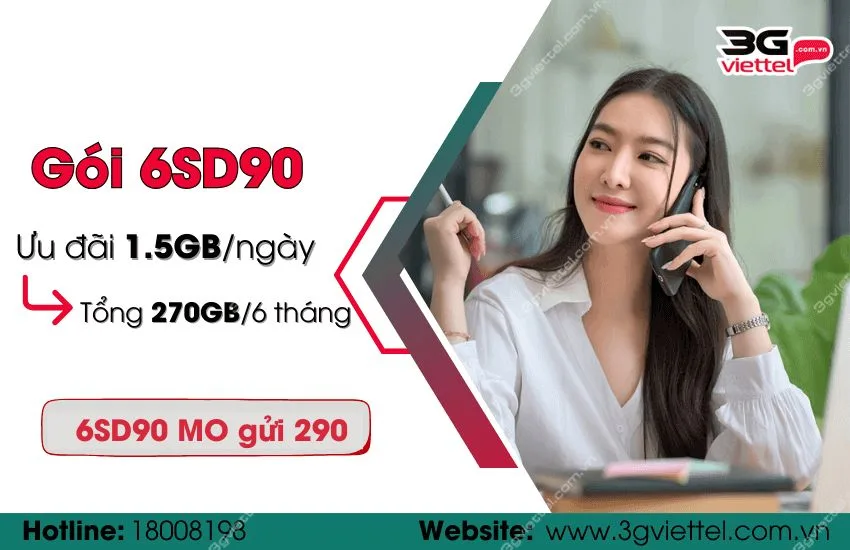 goi cuoc 6sd90 viettel