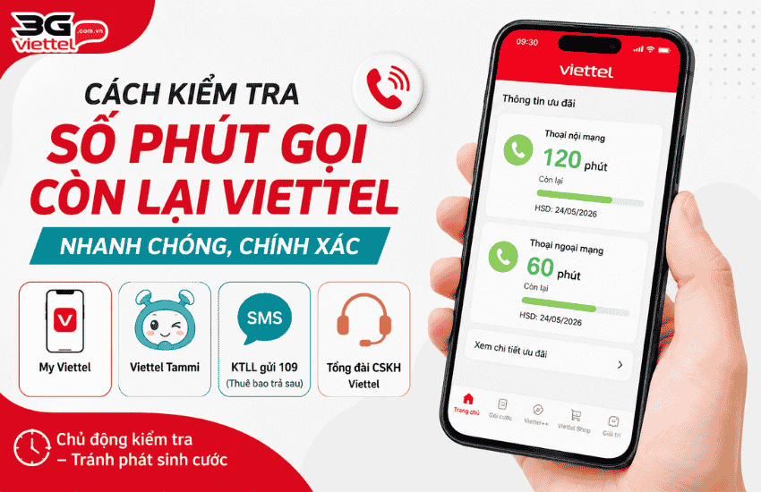 kiem tra phut goi viettel