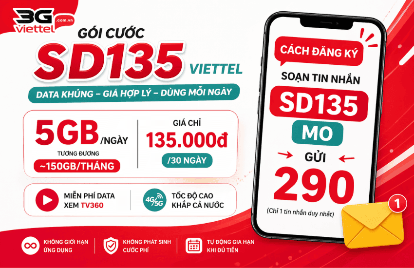 goi cuoc sd135 viettel