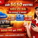 goi cuoc 5g50 viettel