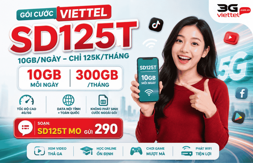 goi cuoc sd125t viettel