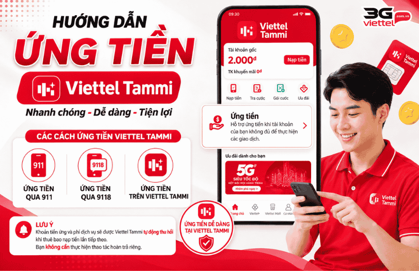 cach ung tien viettel