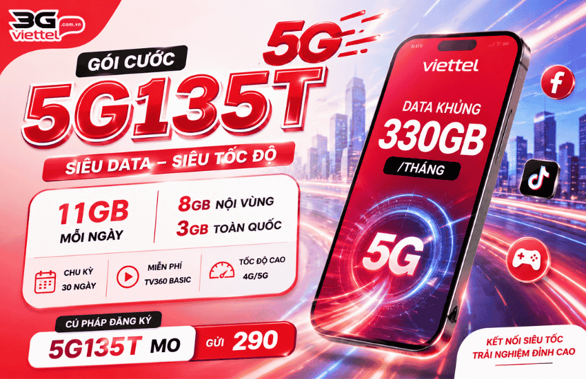 goi cuoc 5g135t viettel