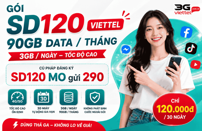 goi cuoc sd120 viettel