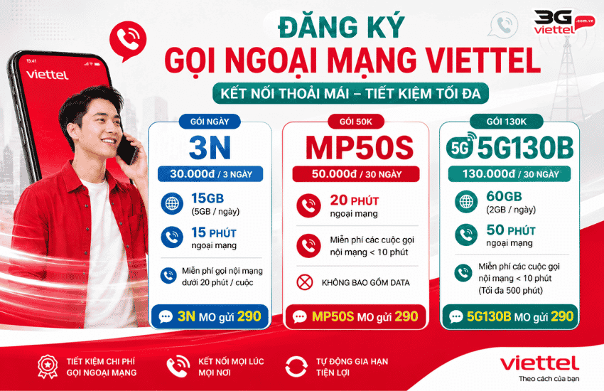 goi ngoai mang viettel