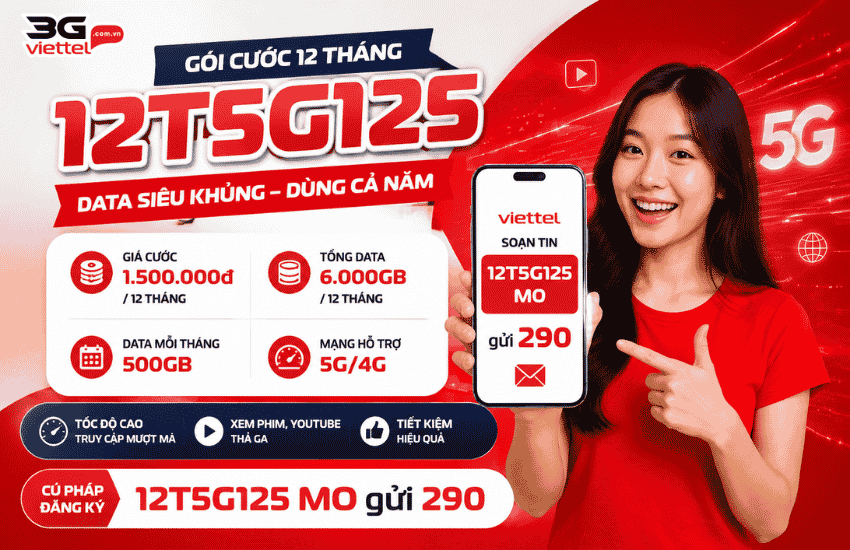 goi cuoc 12t5g125 viettel
