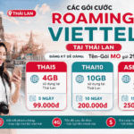 goi cuoc roaming viettel thai lan
