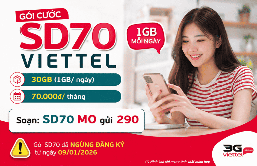 goi cuoc sd70 viettel