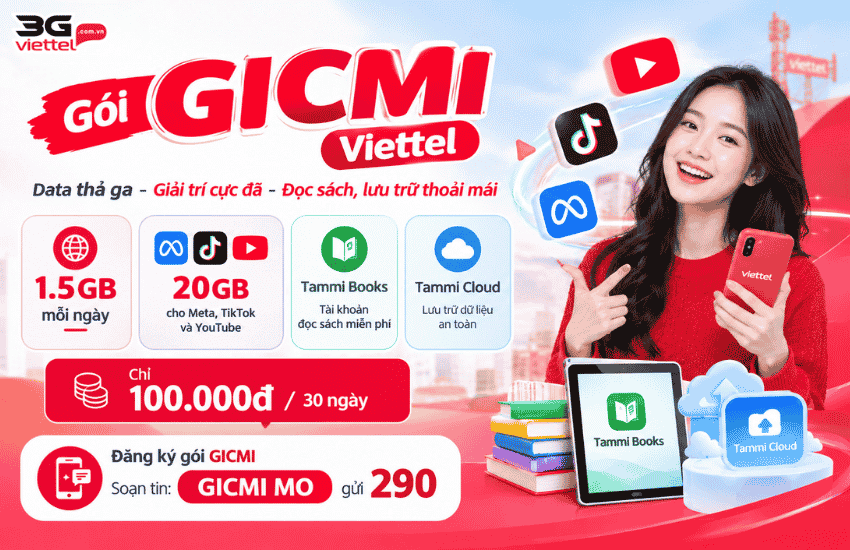 goi cuoc gicmi viettel