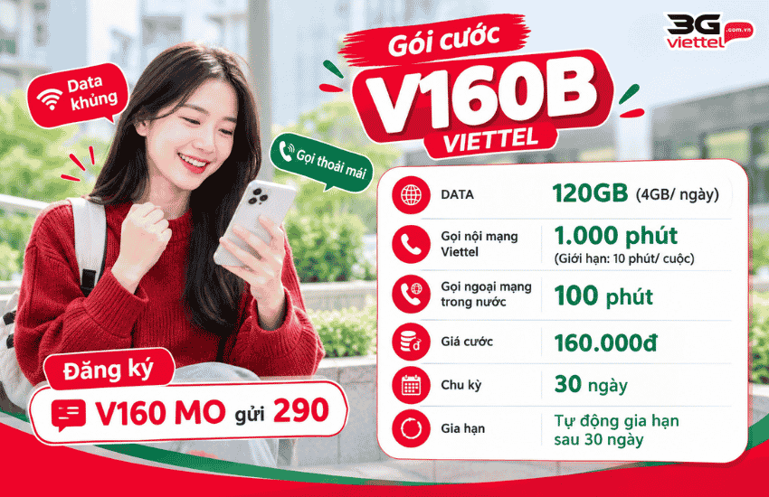 goi cuoc v160b viettel