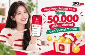 khuyen mai tang 50000 diem viettel